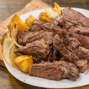 Фото Как Вкусно Потушить Картошку с Мясом: Рецепт в Кастрюле 