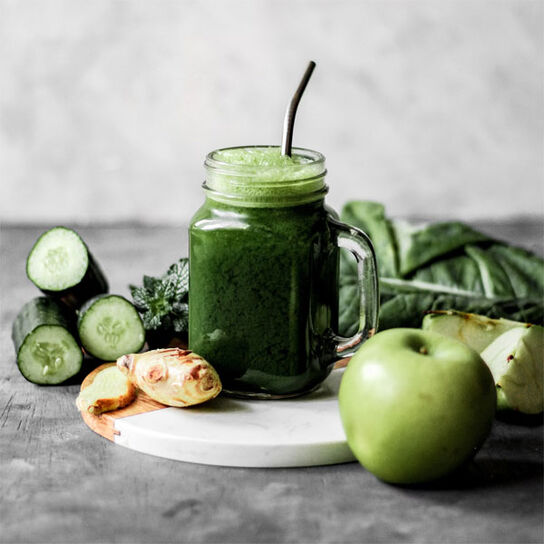 Фото вкусный детокс смузи для похудения в домашних условиях