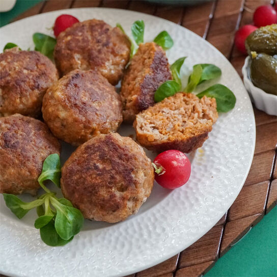 Фото как приготовить Рубленные Котлеты из Свинины на Сковороде: сочные и мягкие