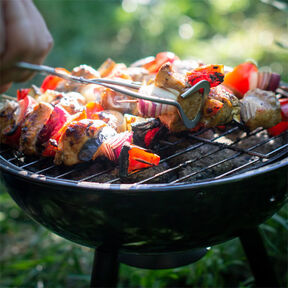 Фото быстрый шашлык из свинины с майонезом и горчицей