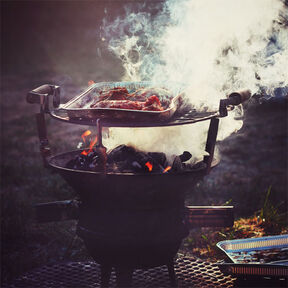 Фото Изысканного сочного шашлыка из говядины в красном вине