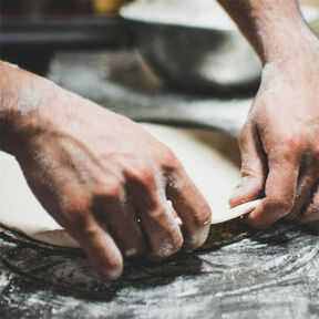 Фото пиццы приготовленной по рецепту без дрожжей